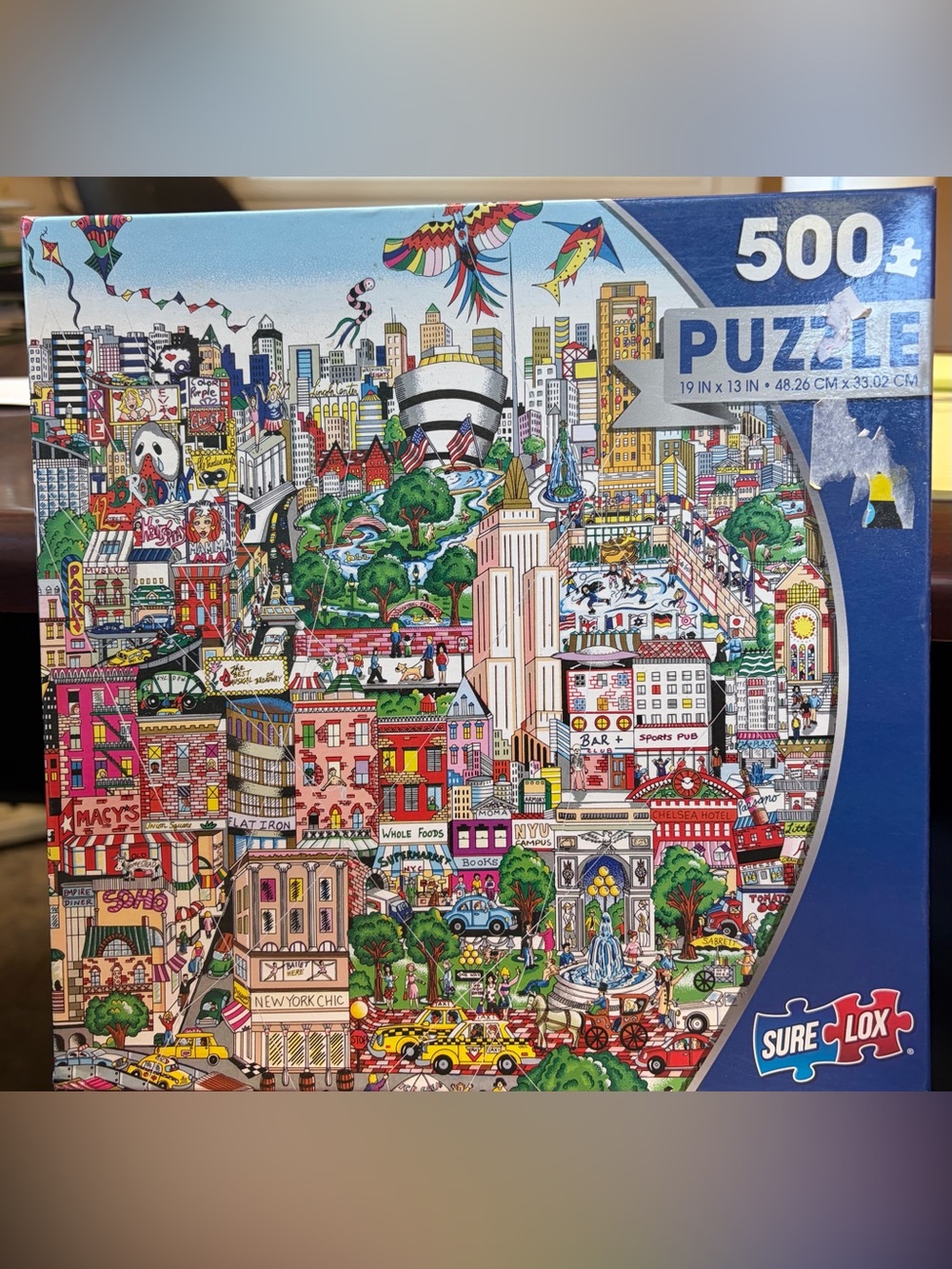 Puzzle 500 piece NY City Sure Lox NEW The Wind Beneath my wings